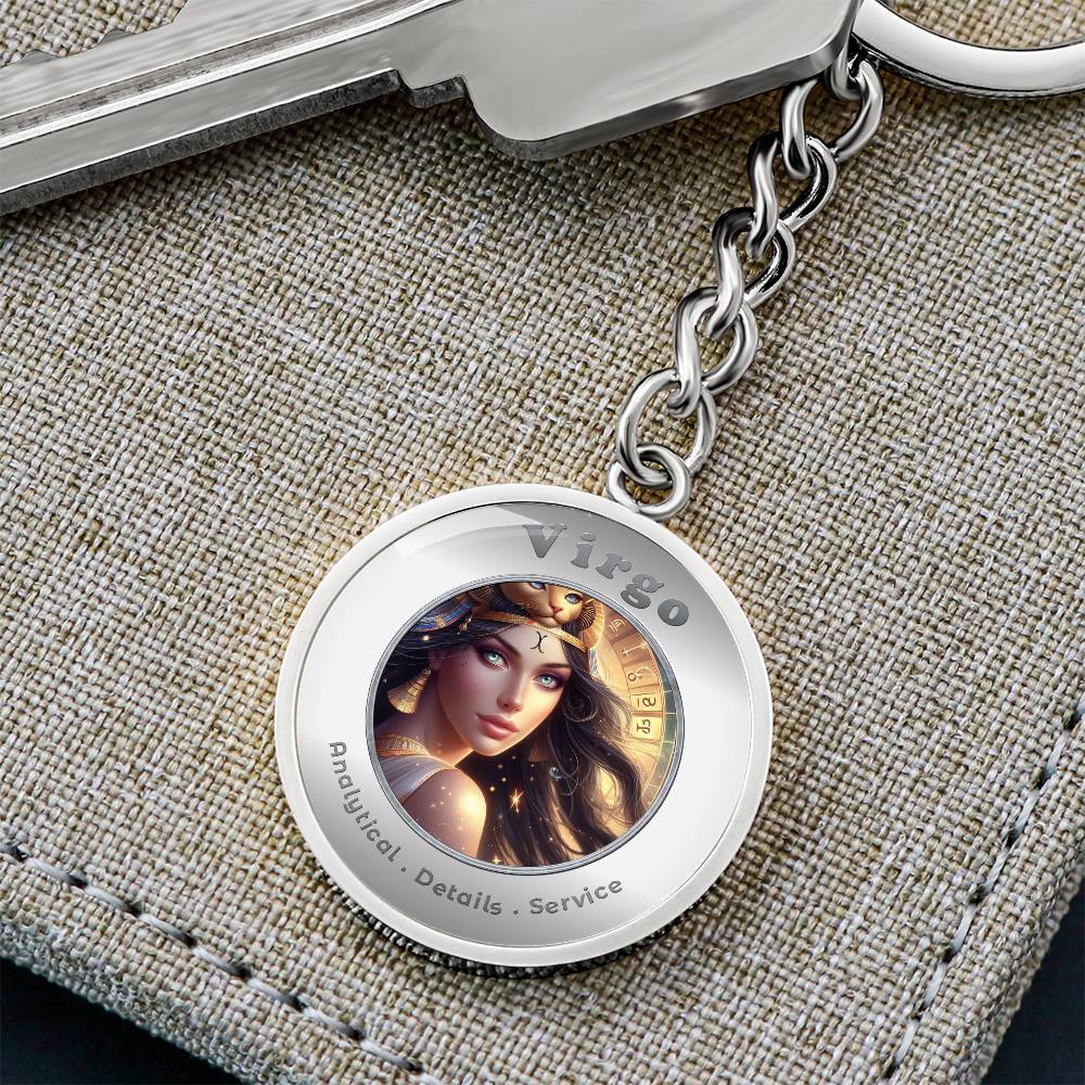 Virgo - Affirmation Keychain - More Than CharmsMore Than Charms