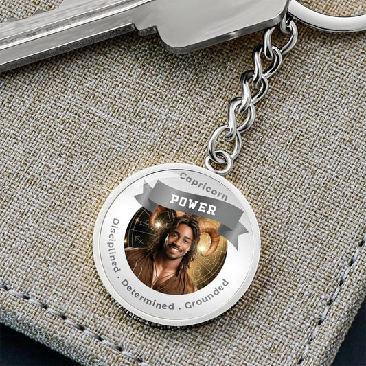 Divine Masculine Capricorn - Affirmation Keychain
