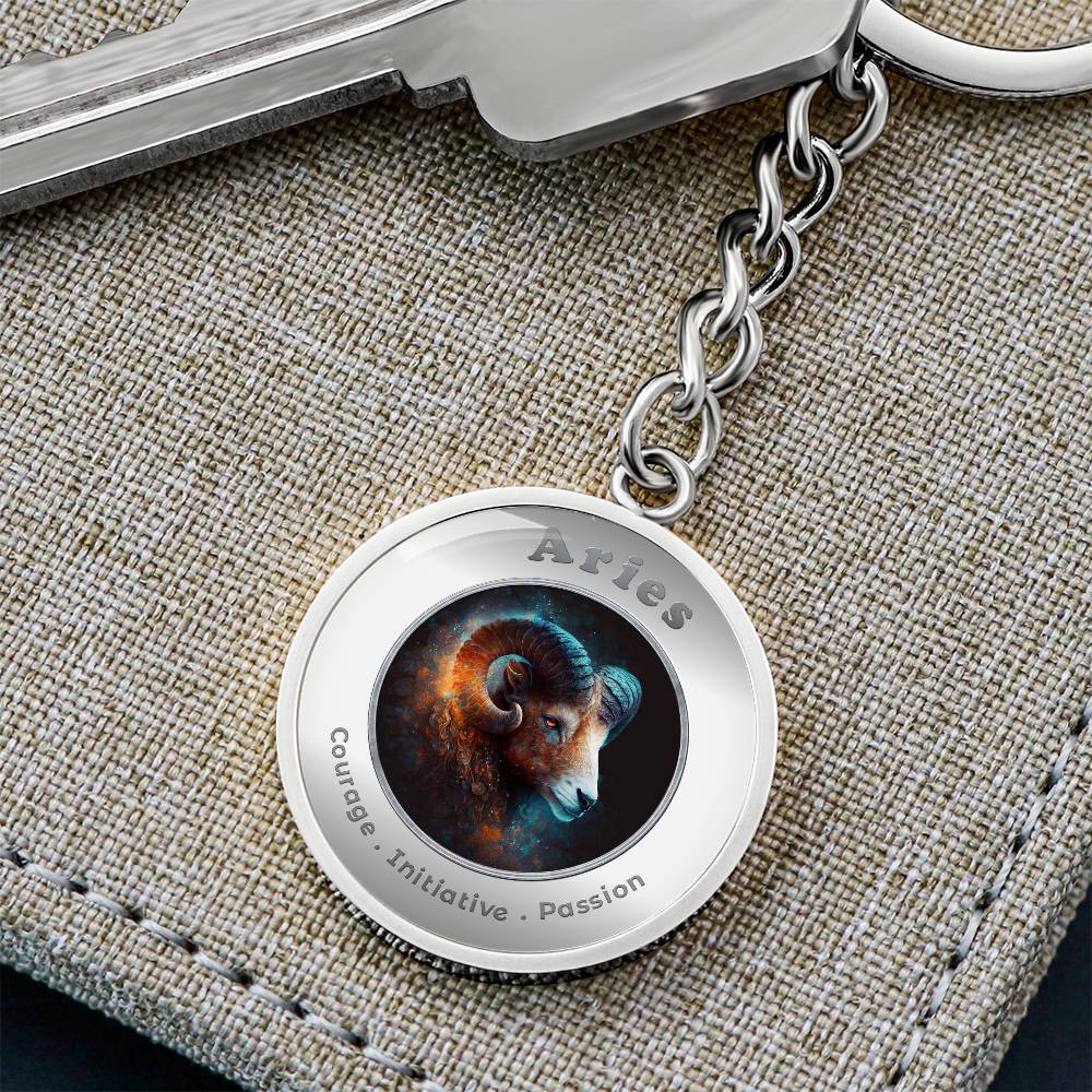 Aries - Affirmation Keychain - More Than CharmsMore Than Charms