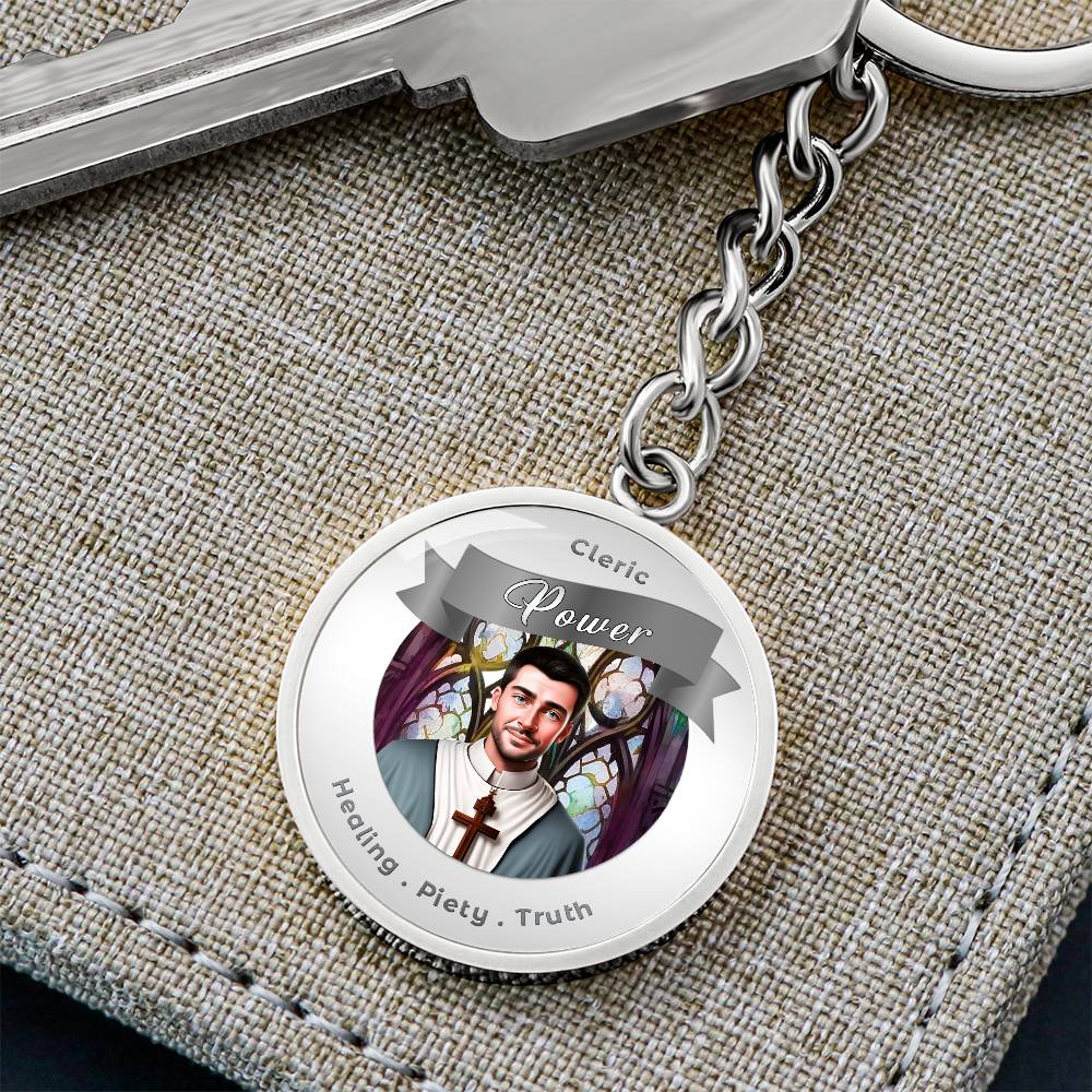 Cleric - RPG Fantasy Affirmation Keychain - More Than CharmsMore Than Charms