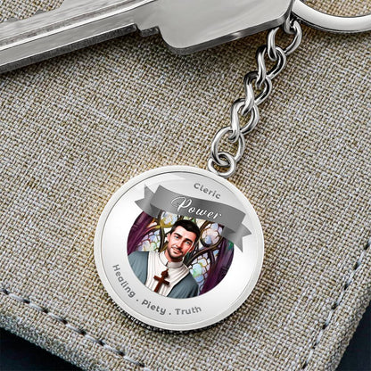 Cleric - RPG Fantasy Affirmation Keychain - More Than CharmsMore Than Charms