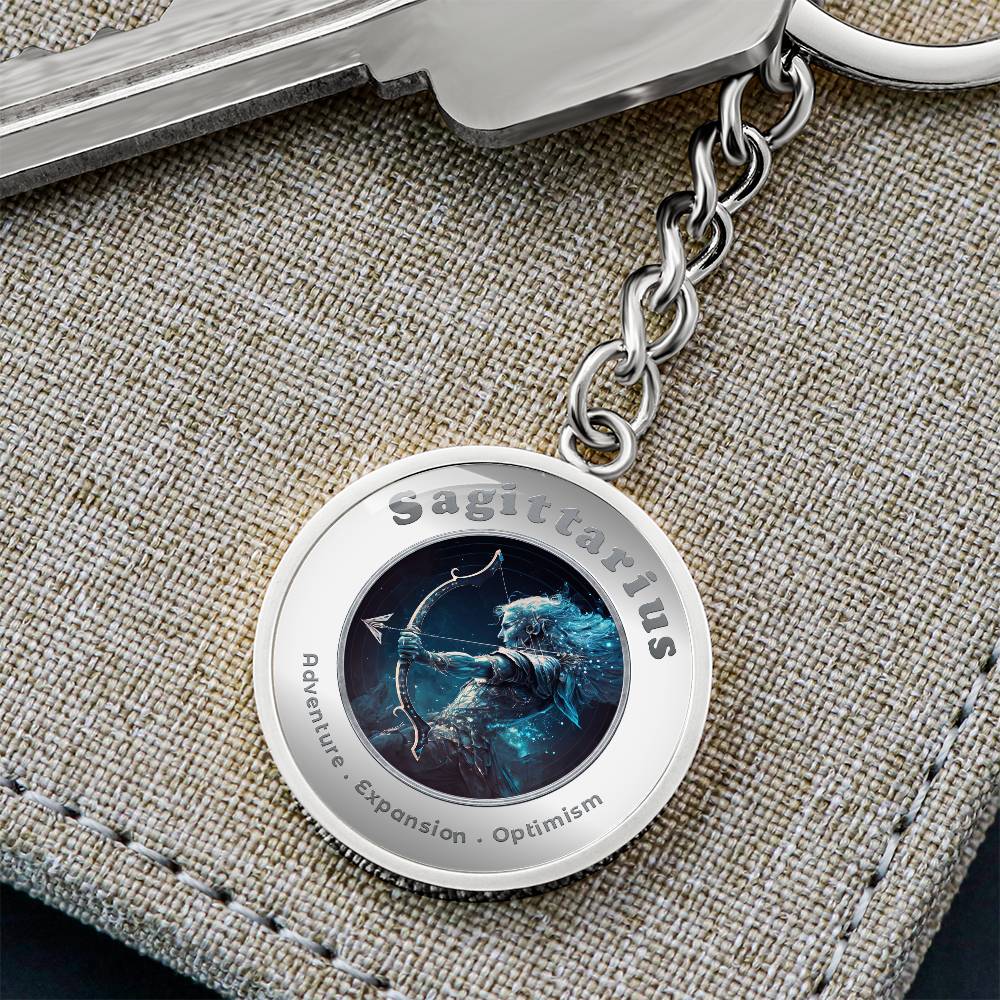 Sagittarius - Affirmation Keychain - More Than CharmsMore Than Charms