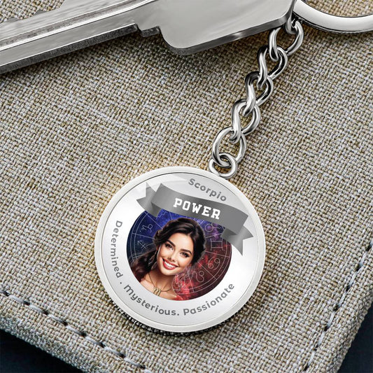 Divine Feminine Scorpio - Affirmation Keychain