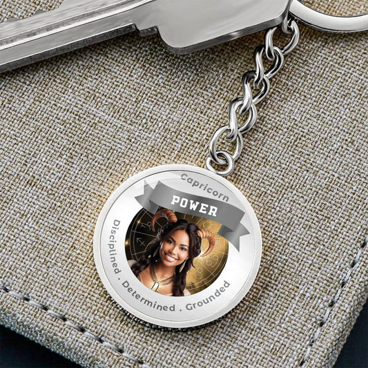 Divine Feminine Virgo - Affirmation Keychain