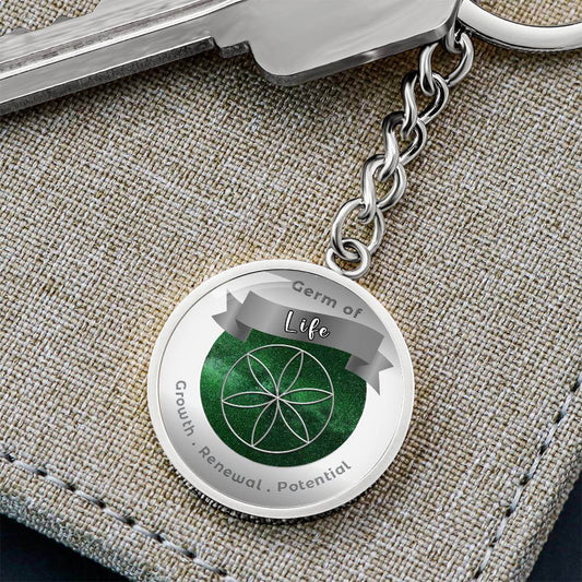 Gem of Life - Charm Keychain - This Luxury Charm Keychain is more than just a keyring — it’s an empowering expression of your dreams, intentions, and personal energy.Featuring an original design with meaningful affirmations, symbols, or imagery, each char