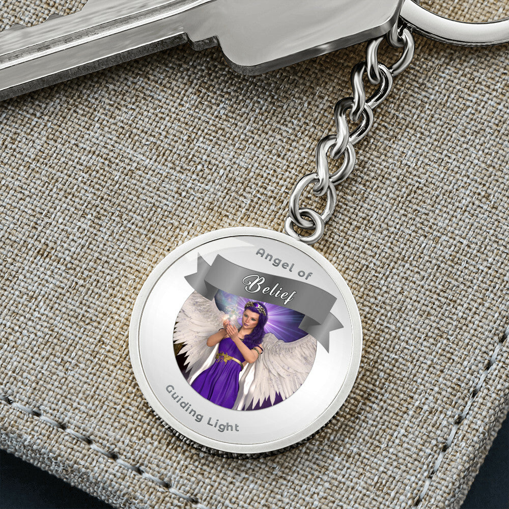 Belief - Guardian Angel Affirmation Keychain - More Than CharmsMore Than Charms