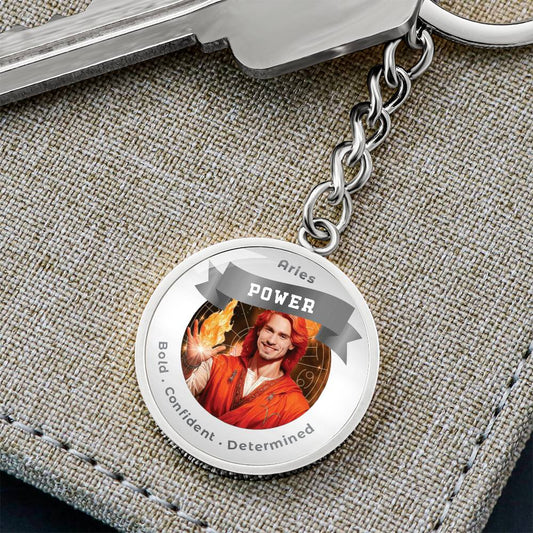 Divine Masculine Aries - Affirmation Keychain