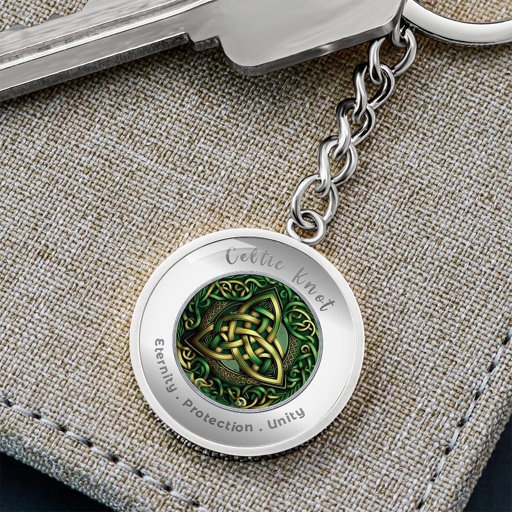 Celtic Knot - Affirmation Keychain - More Than CharmsMore Than Charms