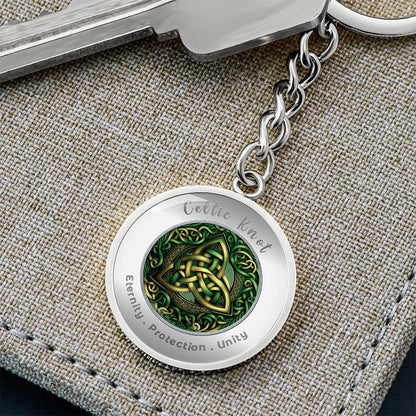 Celtic Knot - Affirmation Keychain - More Than CharmsMore Than Charms