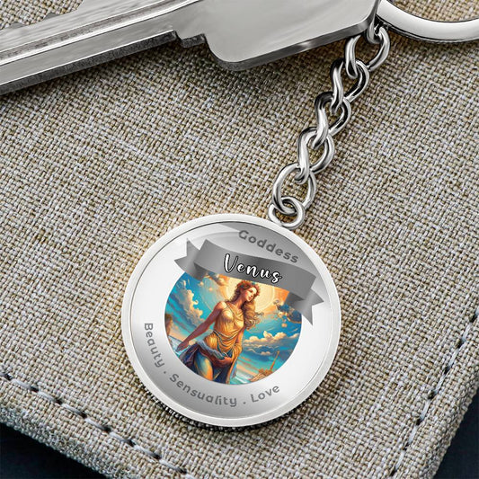 Venus - Charm Keychain For Beauty Sensuality Love- More Than Charms - This Luxury Charm Keychain is more than just a keyring — it’s an empowering expression of your dreams, intentions, and personal energy.Featuring an original design with meaningful affir