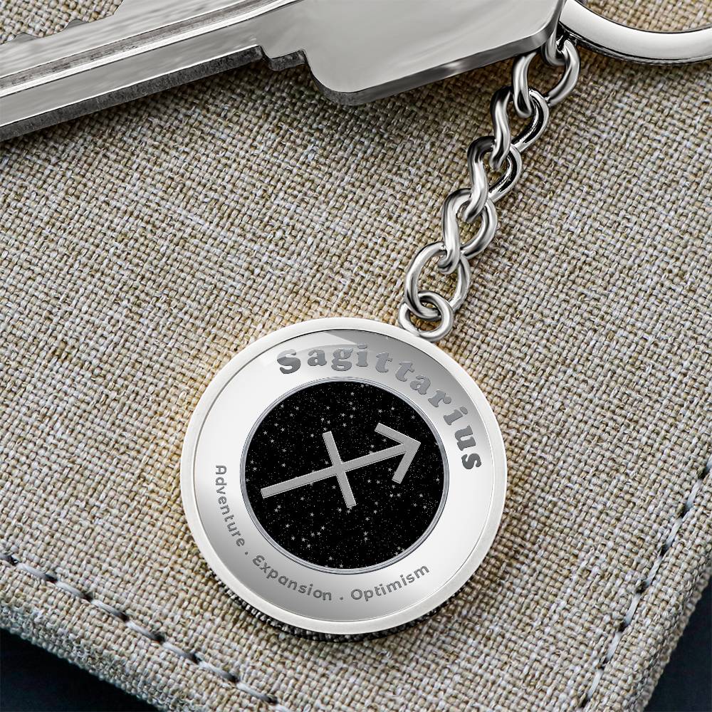 Sagittarius - Affirmation Keychain - More Than CharmsMore Than Charms