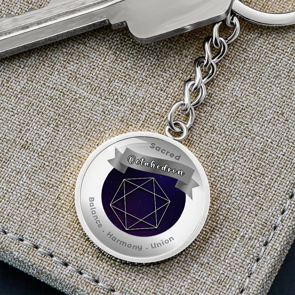 Octahedron - Affirmation Keychain - More Than CharmsMore Than Charms