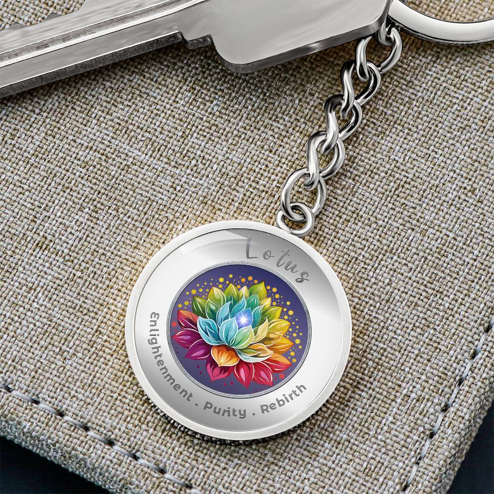 Lotus - Affirmation Keychain - More Than CharmsMore Than Charms