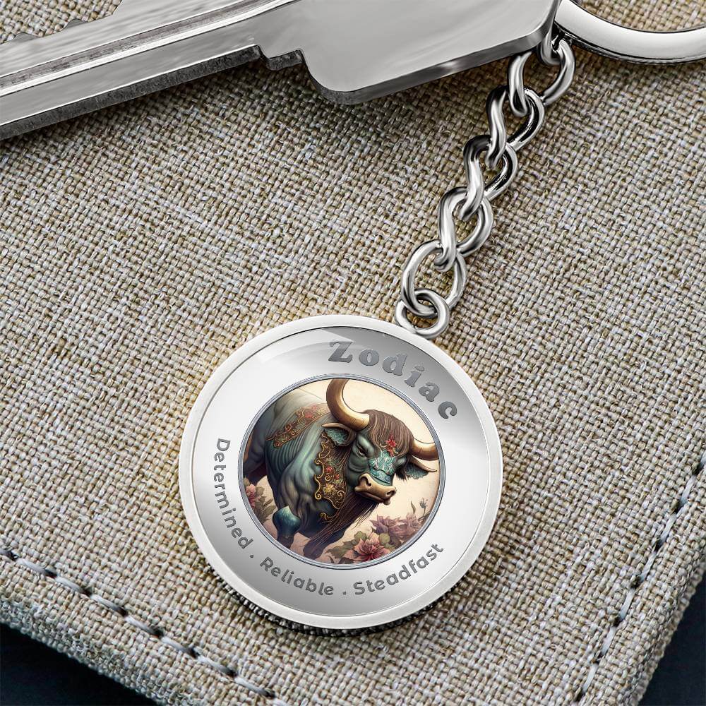 Ox - Chinese Zodiac - Affirmation Keychain - More Than CharmsMore Than Charms