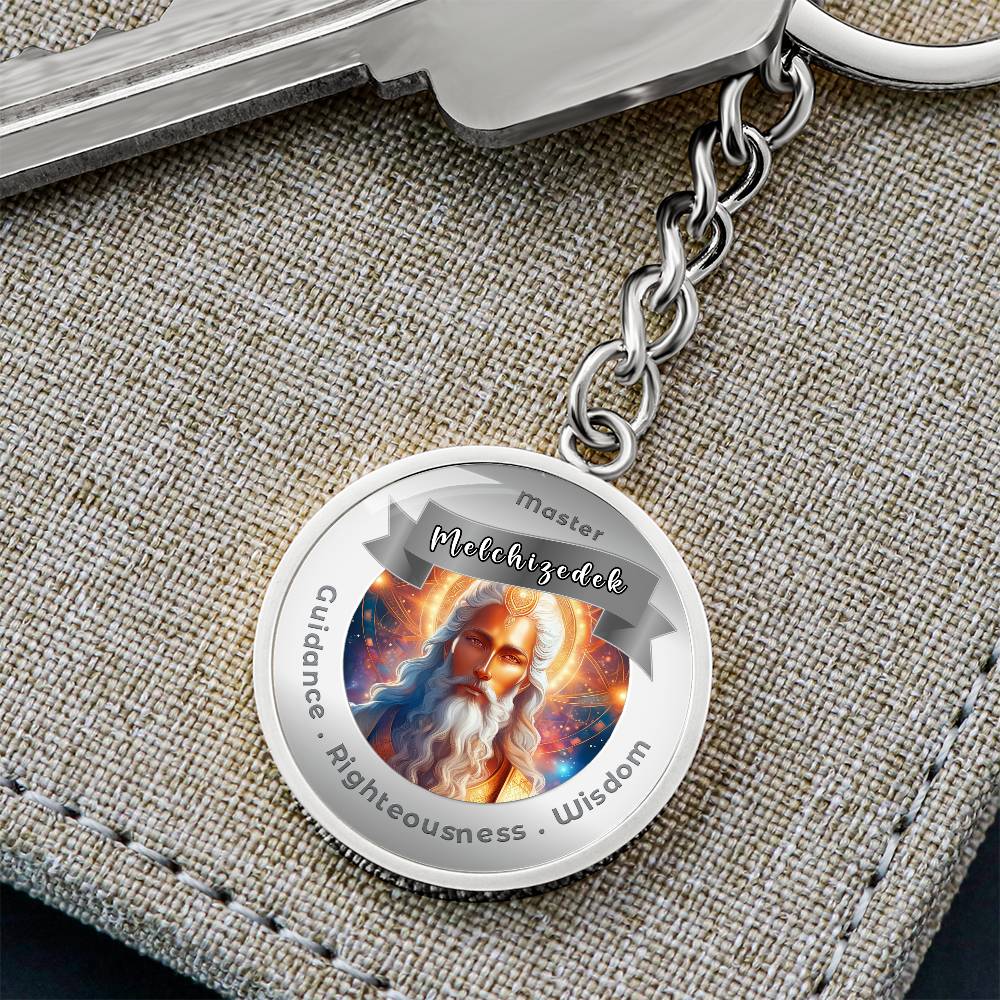 Melchizedek - Affirmation Keychain For Guidance, Righteousness & Wisdom - More Than CharmsMore Than Charms