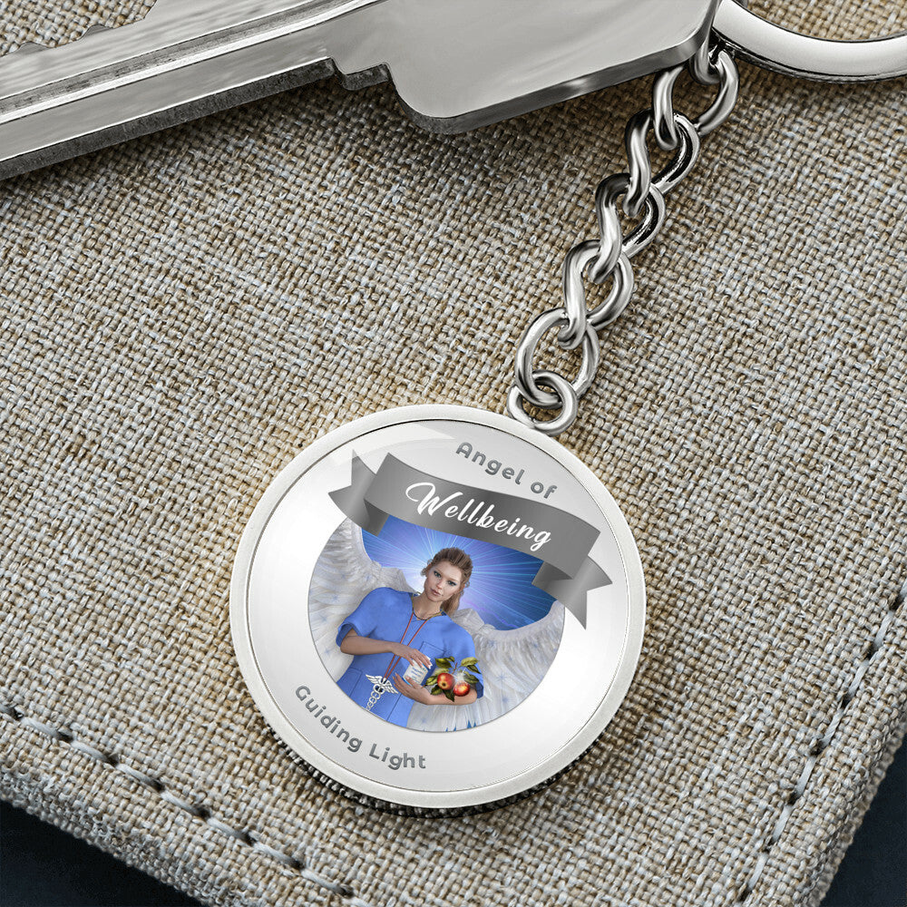 Wellbeing - Guardian Angel Affirmation Keychain - More Than CharmsMore Than Charms