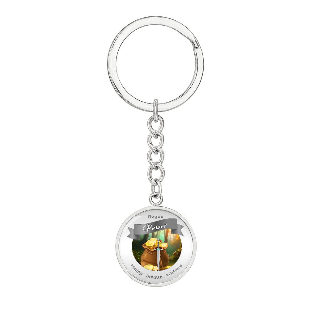 Rogue 2 - RPG Fantasy Affirmation Keychain - More Than CharmsMore Than Charms