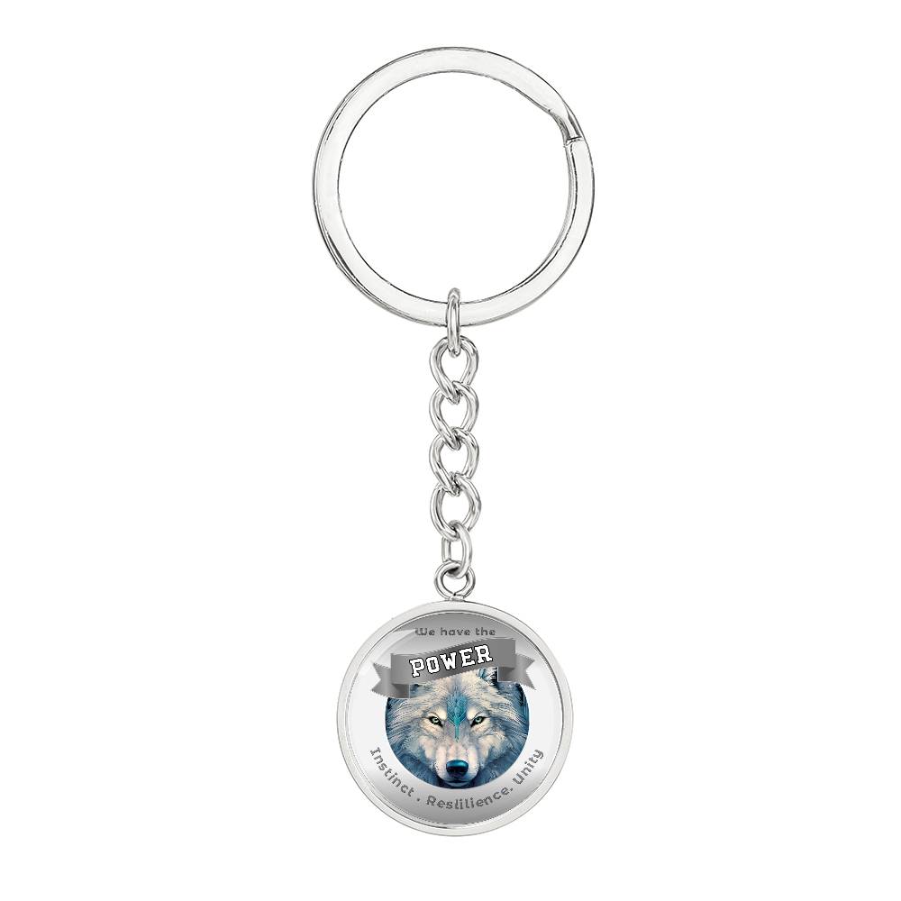 Wolf - Power Animal Affirmation Keychain - More Than CharmsMore Than Charms