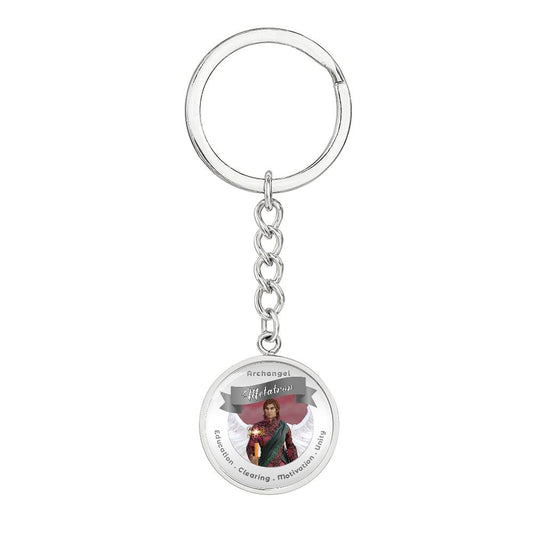 Archangel Metatron - Affirmation Keychain For Clearing, Education, Motivation & Unity - More Than CharmsMore Than Charms