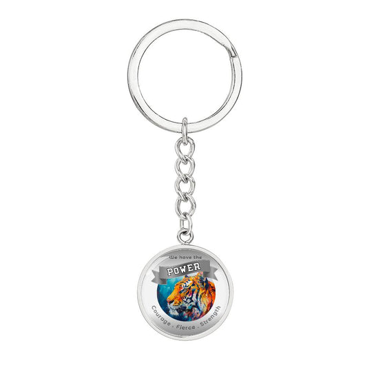 Tiger 2 - Power Animal Affirmation Keychain - More Than CharmsMore Than Charms