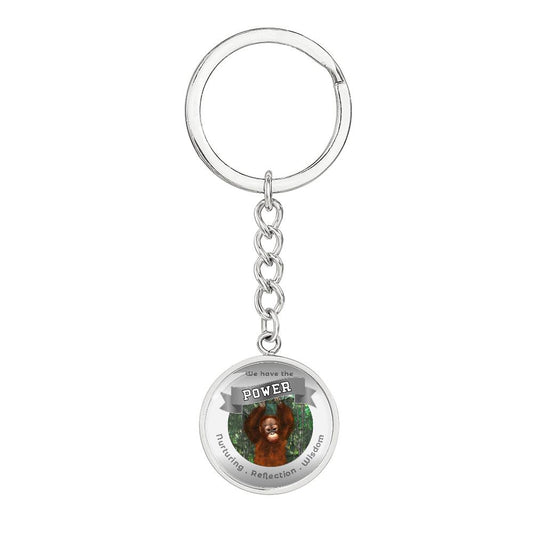Orangutan - Power Animal Affirmation Keychain - More Than CharmsMore Than Charms
