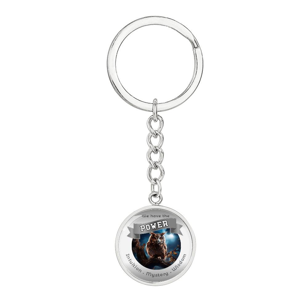 Owl Power Animal Affirmation Keychain - More Than CharmsMore Than Charms