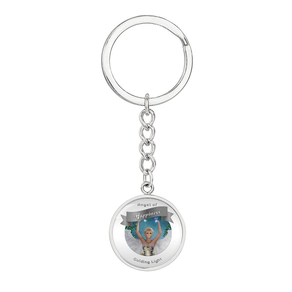 Happiness - Guardian Angel Affirmation Keychain - More Than CharmsMore Than Charms
