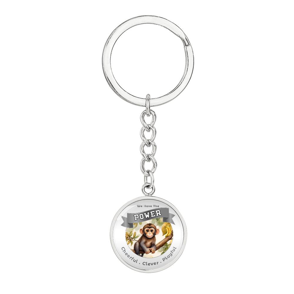 Monkey - Power Animal Affirmation Keychain - More Than CharmsMore Than Charms
