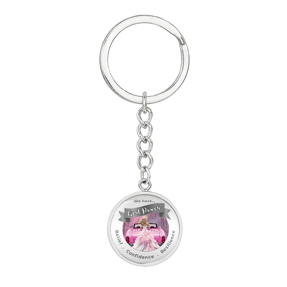 Pink Girl Power - Affirmation Keychain - More Than CharmsMore Than Charms