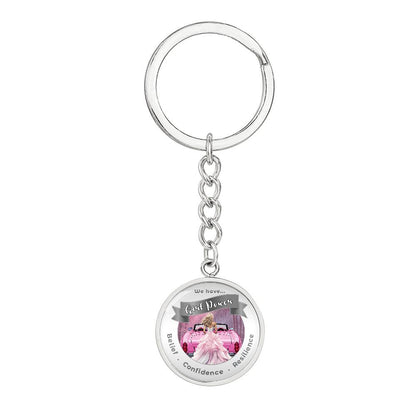 Pink Girl Power - Affirmation Keychain - More Than CharmsMore Than Charms