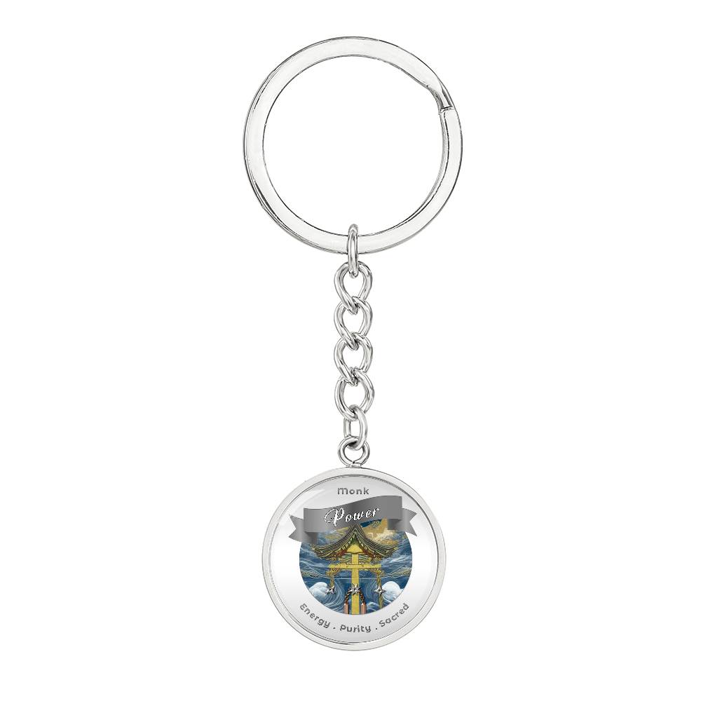 Monk 2 - RPG Fantasy Affirmation Keychain - More Than CharmsMore Than Charms