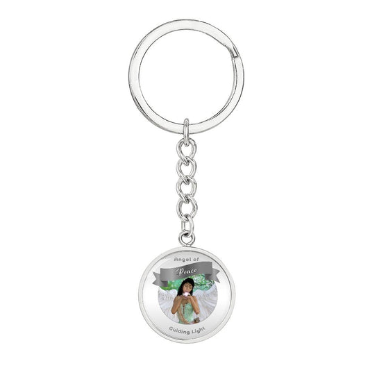 Peace - Guardian Angel Affirmation Keychain - More Than CharmsMore Than Charms