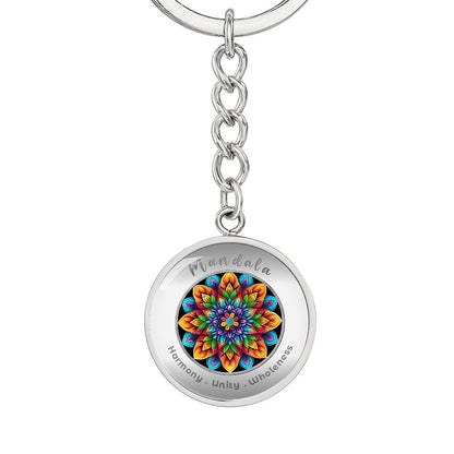 Mandala - Affirmation Keychain - More Than CharmsMore Than Charms