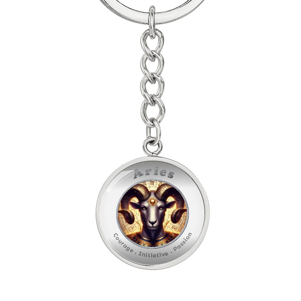 Aries - Affirmation Keychain - More Than CharmsMore Than Charms