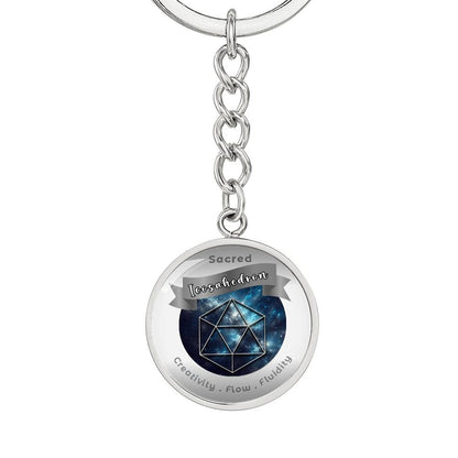 Icosahedron - Affirmation Keychain - More Than CharmsMore Than Charms