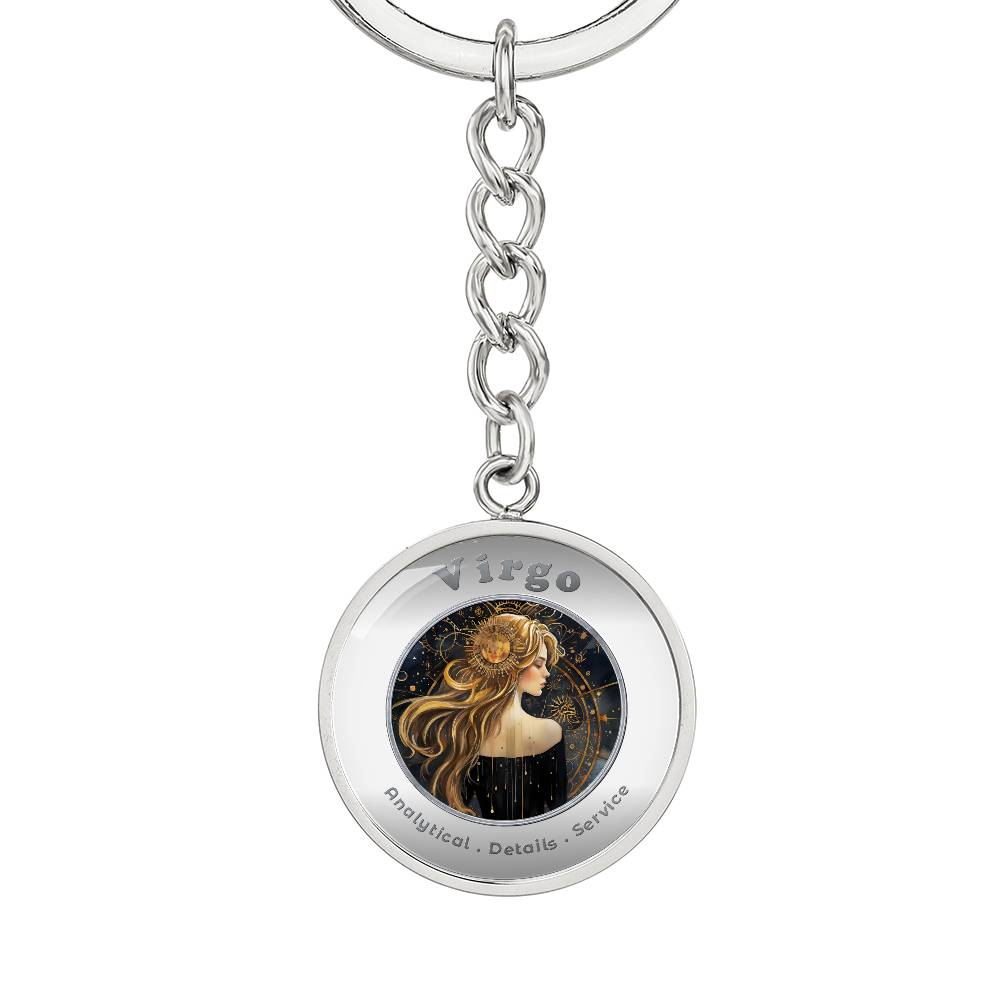 Virgo - Affirmation Keychain - More Than CharmsMore Than Charms