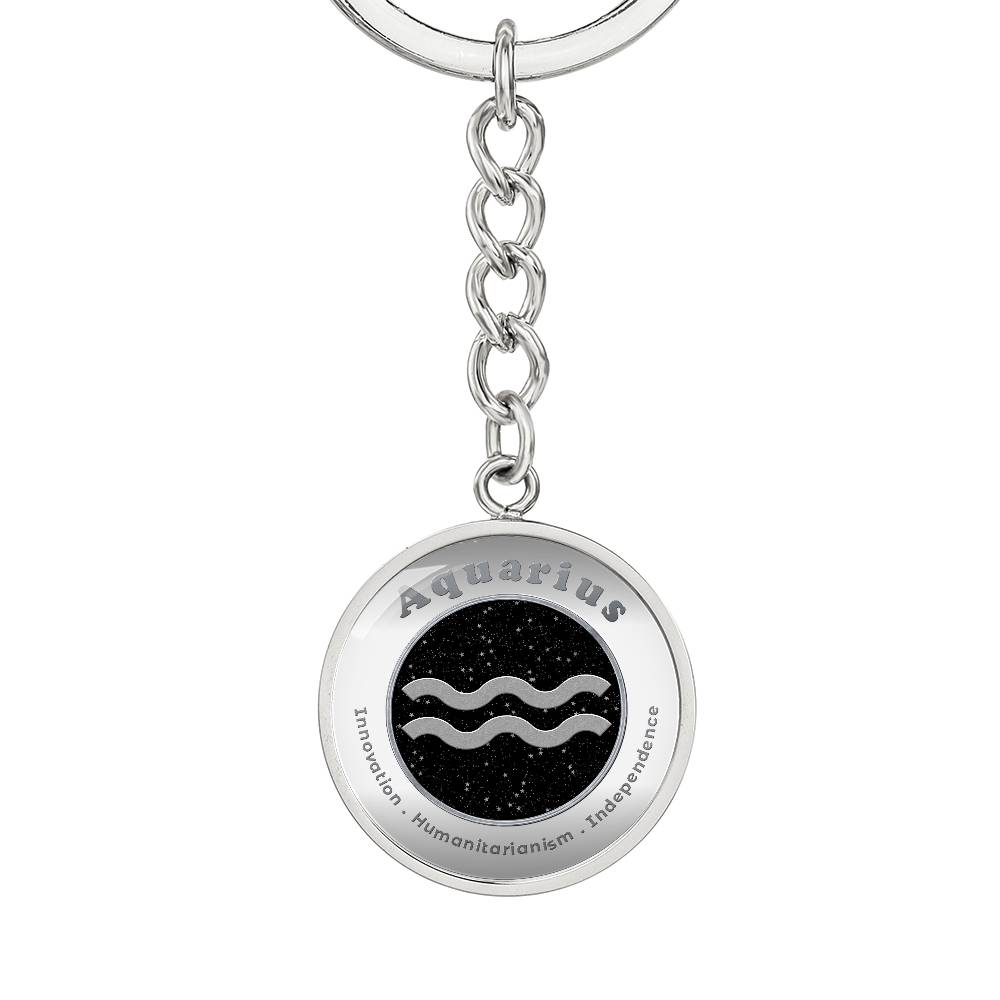 Aquarius - Affirmation Keychain - More Than CharmsMore Than Charms