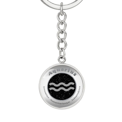 Aquarius - Affirmation Keychain - More Than CharmsMore Than Charms