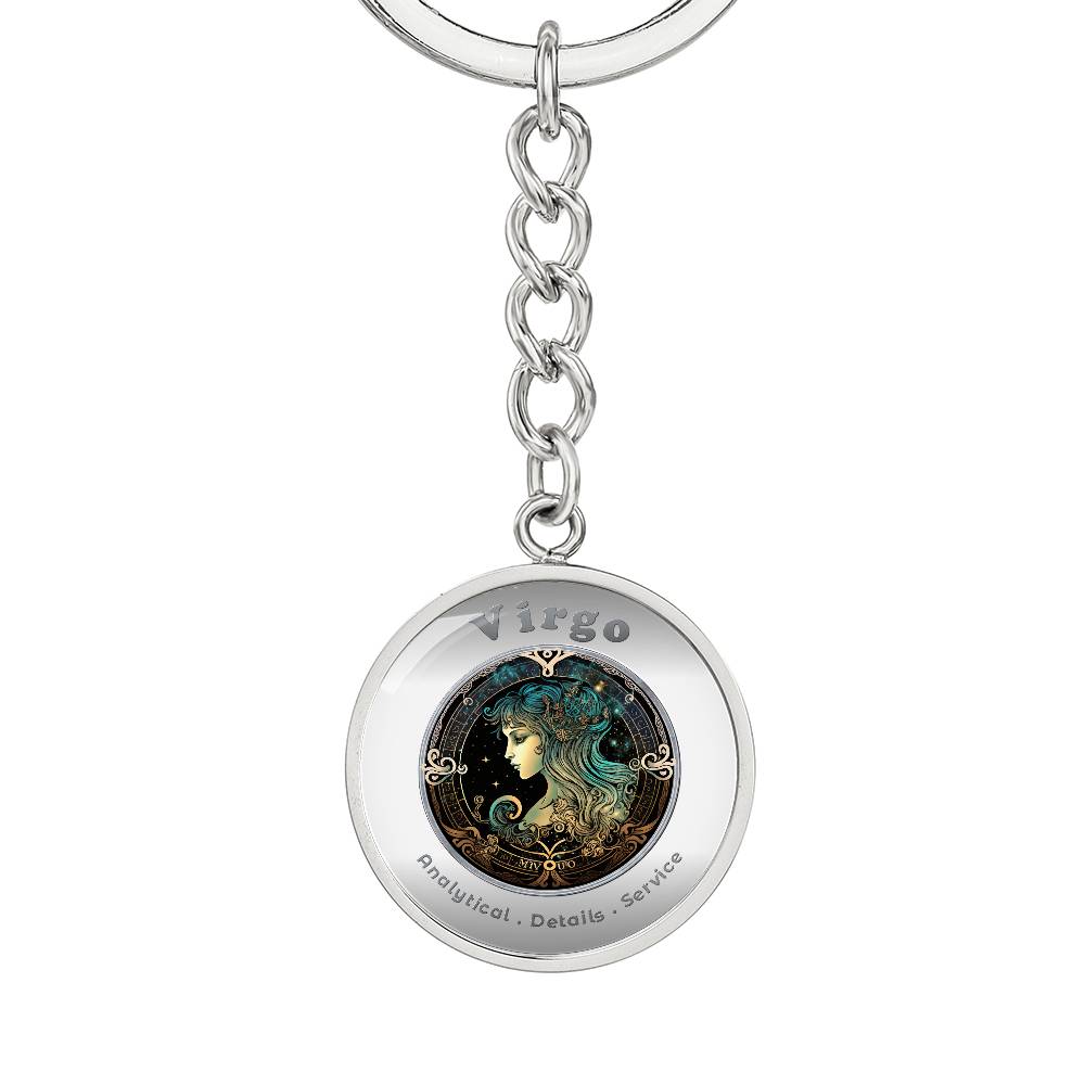 Virgo - Affirmation Keychain - More Than CharmsMore Than Charms