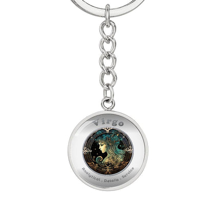 Virgo - Affirmation Keychain - More Than CharmsMore Than Charms