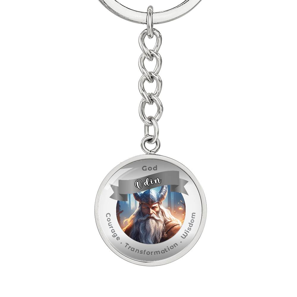 Odin- Affirmation Keychain For Courage Transformation Wisdom- More Than CharmsMore Than Charms