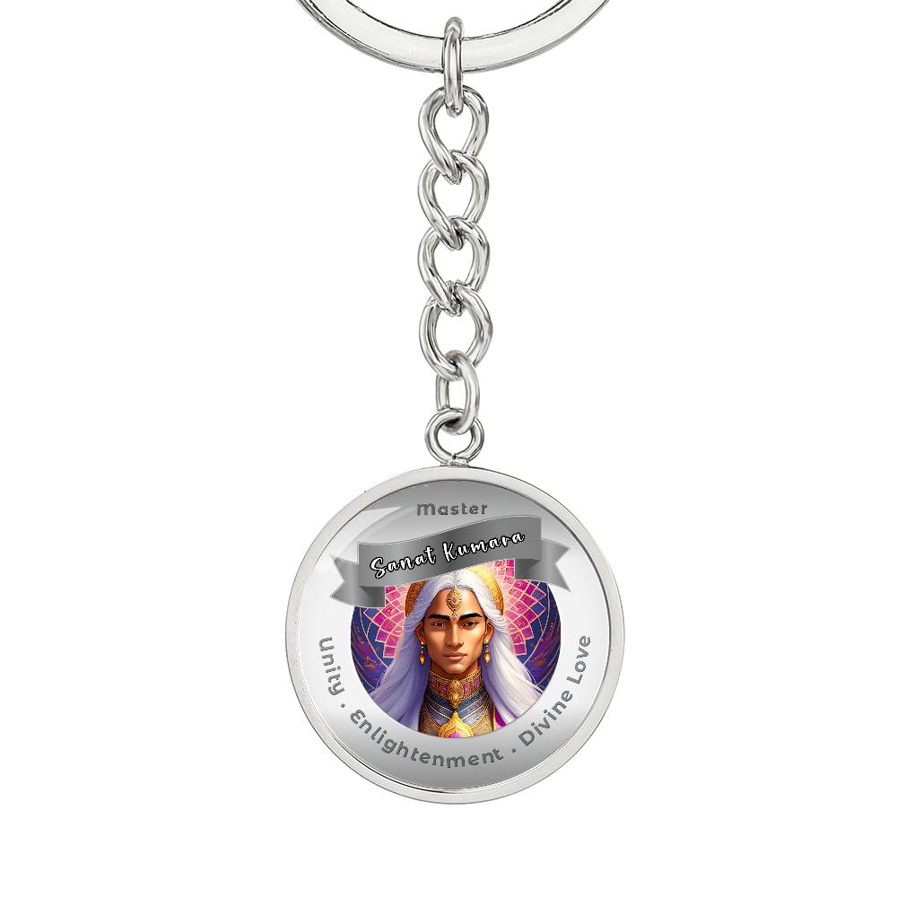 Sanat Kumara - Affirmation Keychain For Unity, Enlightenment & Divine Love - More Than CharmsMore Than Charms