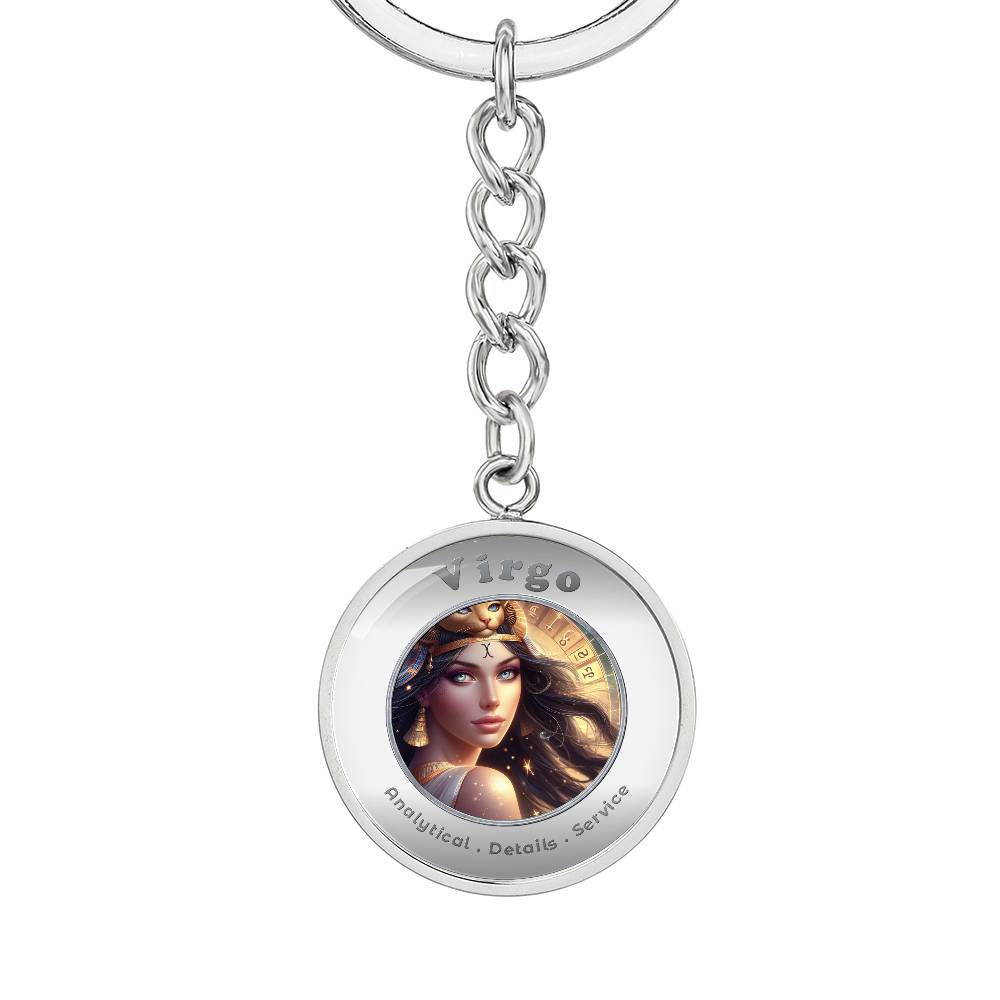 Virgo - Affirmation Keychain - More Than CharmsMore Than Charms