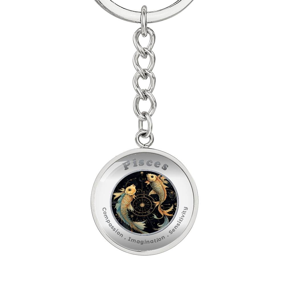 Pisces - Affirmation Keychain - More Than CharmsMore Than Charms