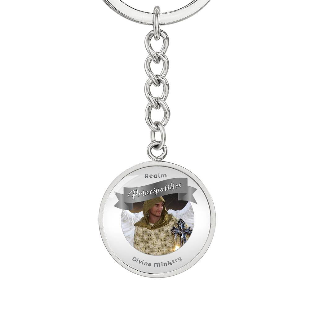 Principalities - Angelic Realm Affirmation Keychain For Divine Ministry - More Than CharmsMore Than Charms