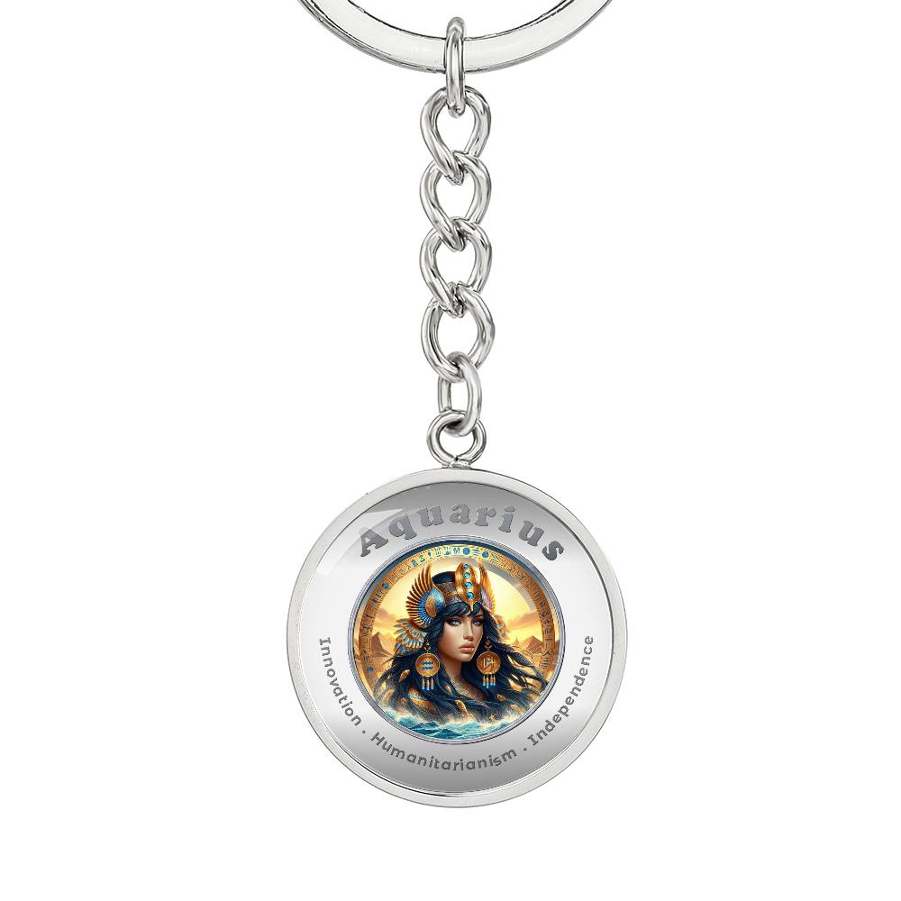 Aquarius - Affirmation Keychain - More Than CharmsMore Than Charms