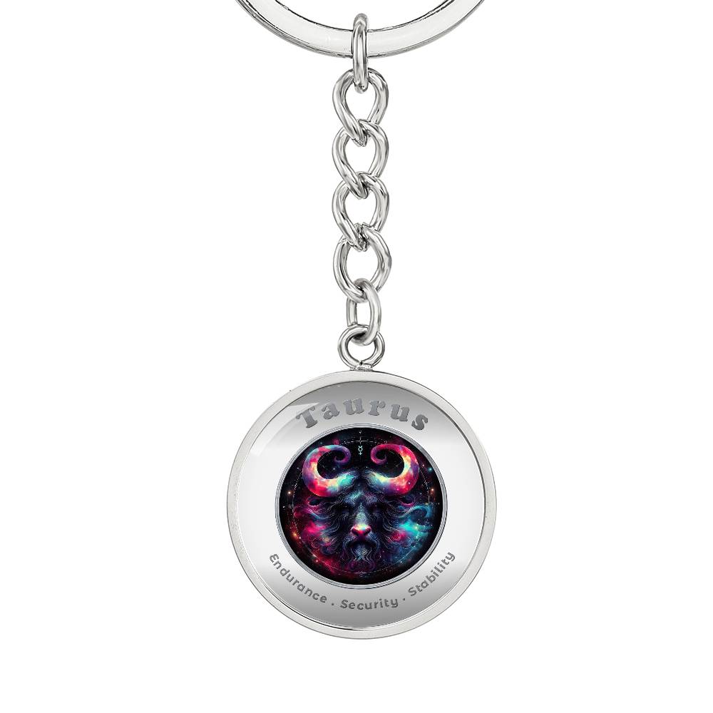 Taurus - Affirmation Keychain - More Than CharmsMore Than Charms