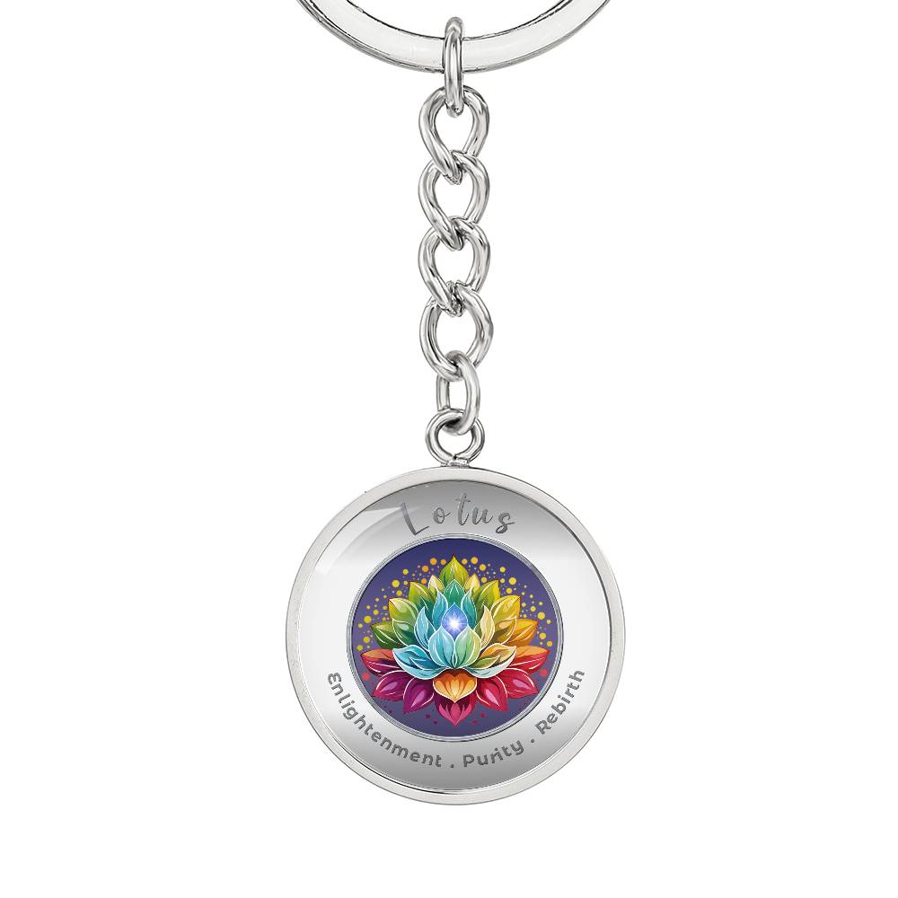Lotus - Affirmation Keychain - More Than CharmsMore Than Charms