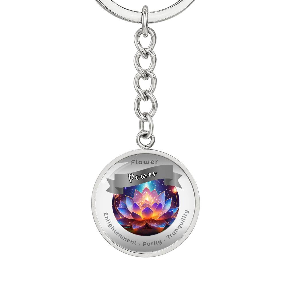 Water Lily- Affirmation Keychain- More Than CharmsMore Than Charms
