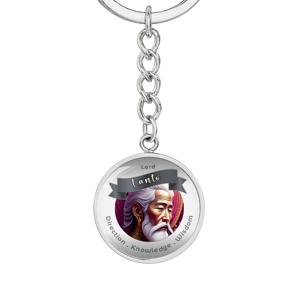 Lord Lanto - Affirmation Keychain For Direction, Knowledge & Wisdom - More Than CharmsMore Than Charms